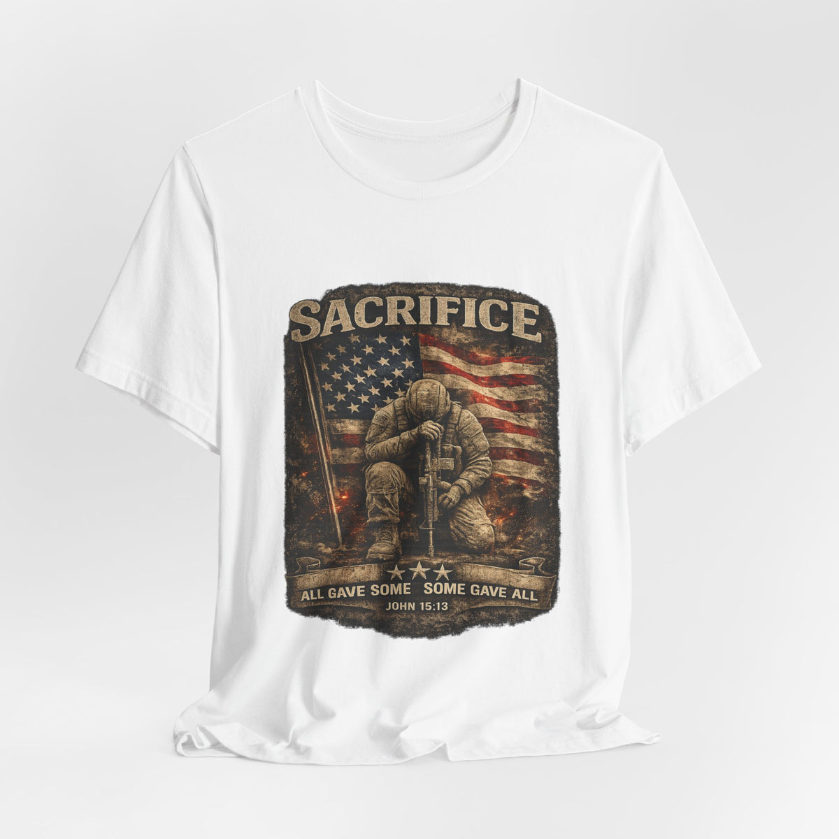 Veteran Sacrifice T-Shirt – 'All Gave Some, Some Gave All' Memorial Tee