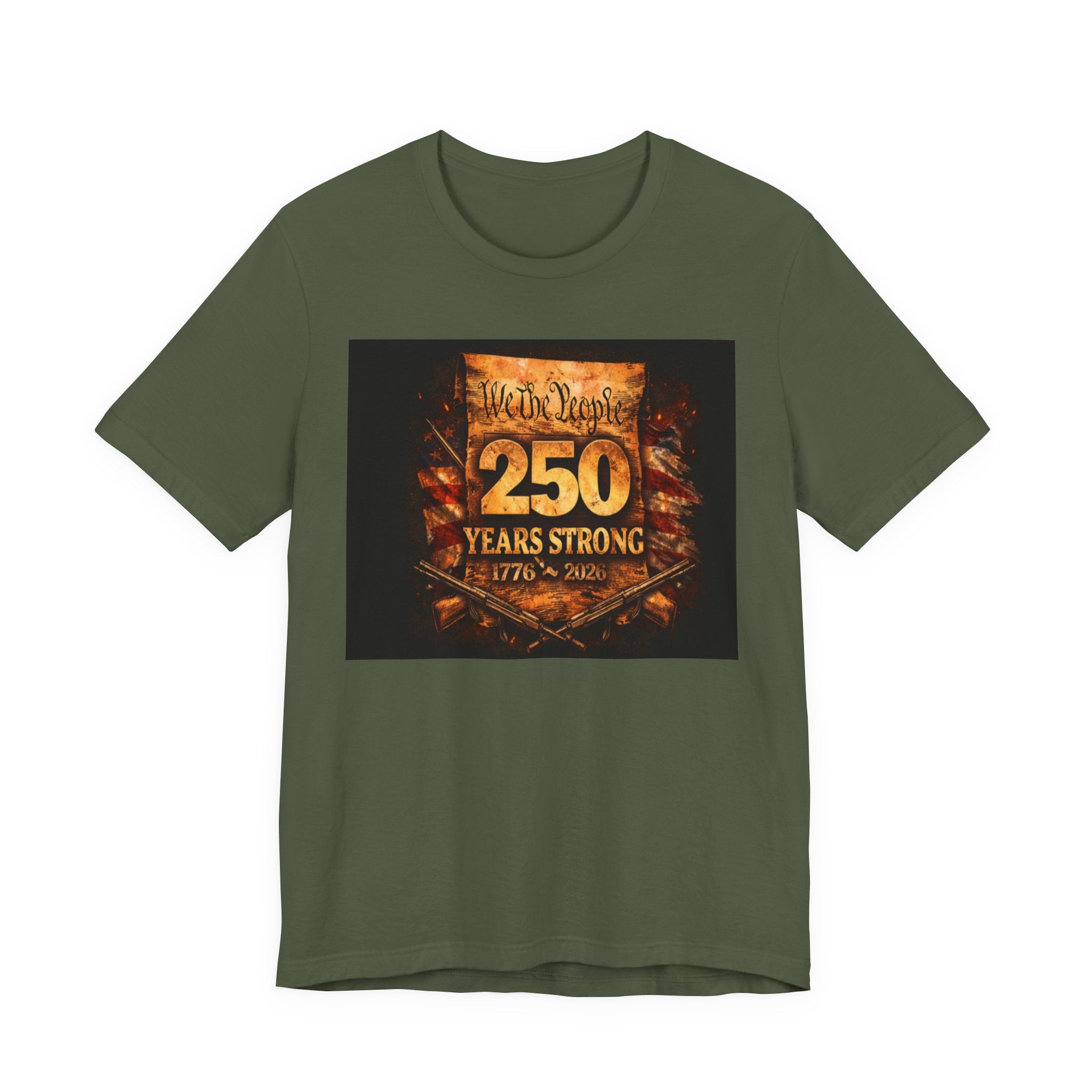 Patriotic 250 Years Strong Tee — 'We the People 1776–2026' Anniversary T‑Shirt