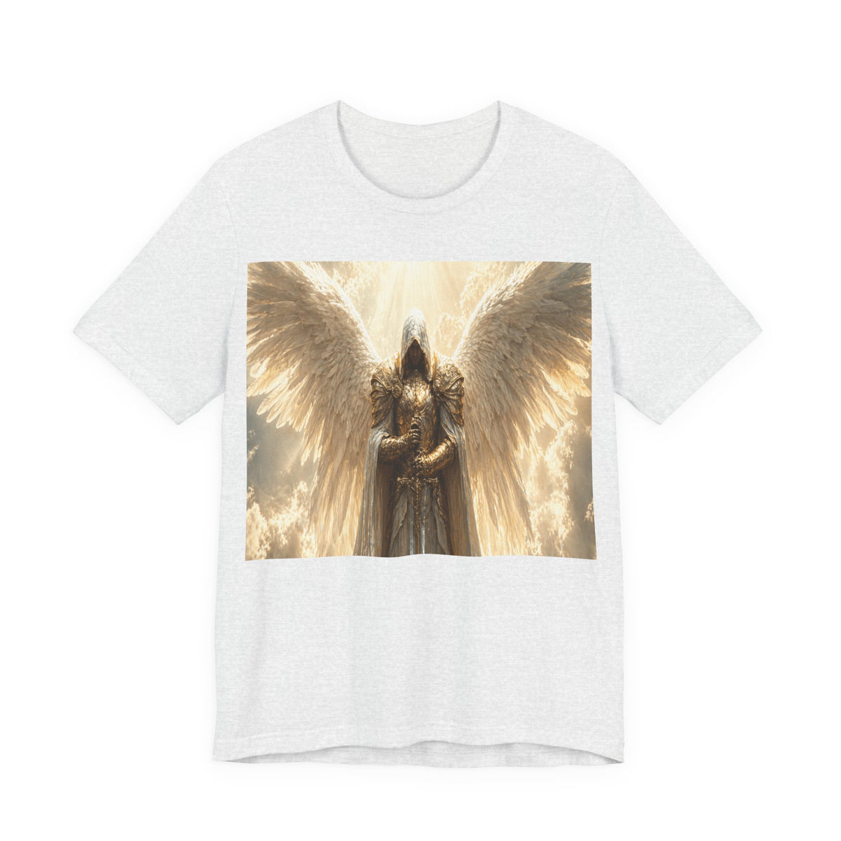 Guardian Angel Graphic Tee — Golden Archangel Design