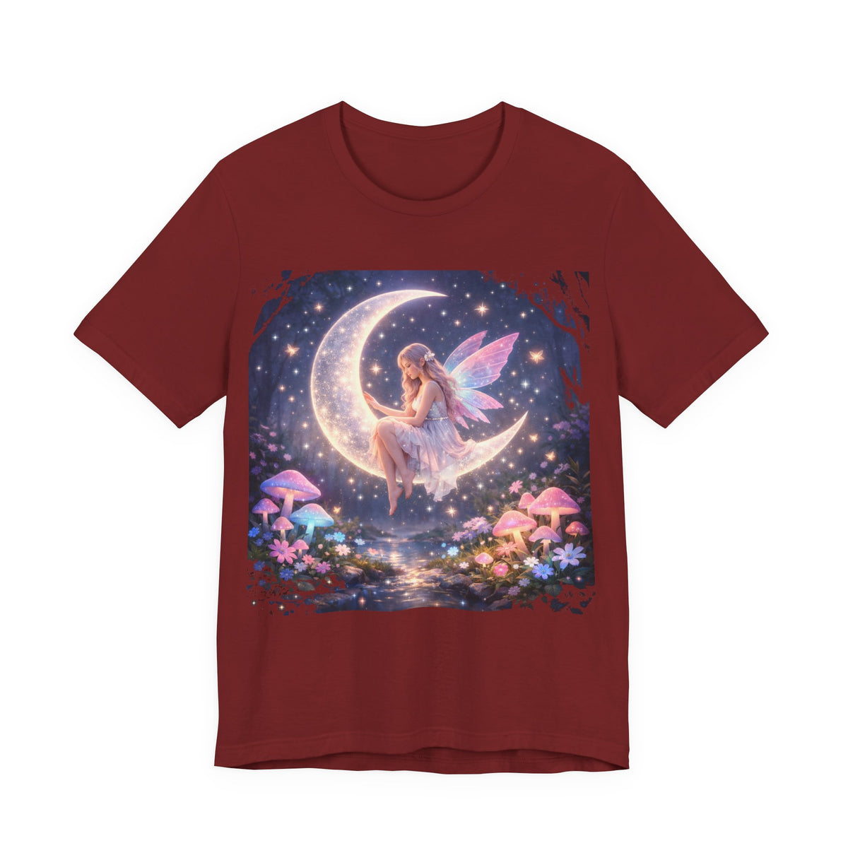 Fairy on the Moon T-Shirt — Magical Night Garden Fairy Tee