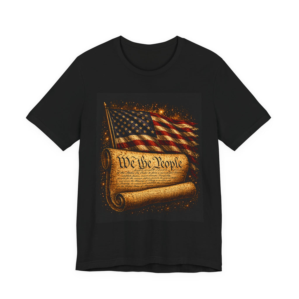 Patriotic "We the People" Constitution T-Shirt — American Flag Independence Day Tee