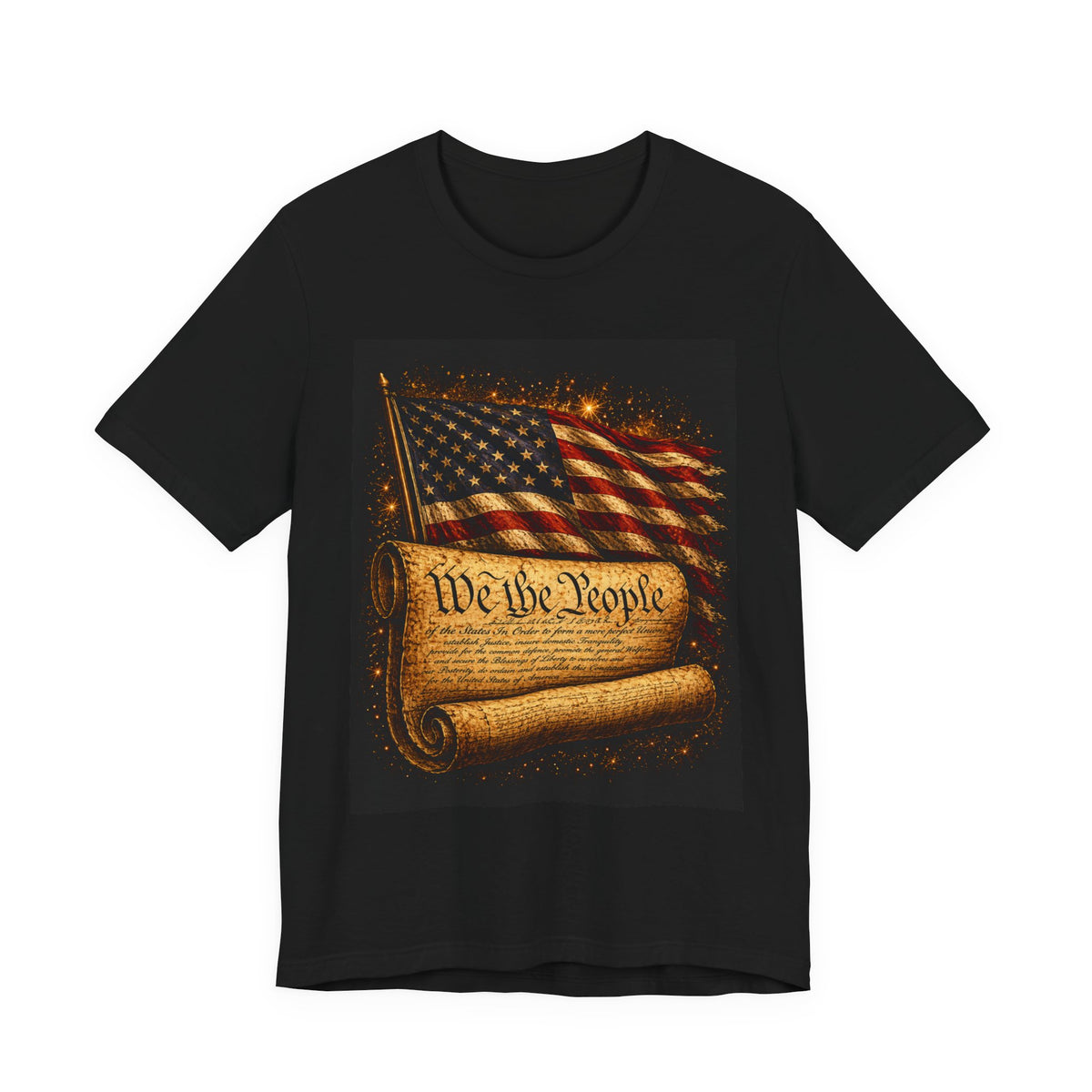 Patriotic "We the People" Constitution T-Shirt — American Flag Independence Day Tee