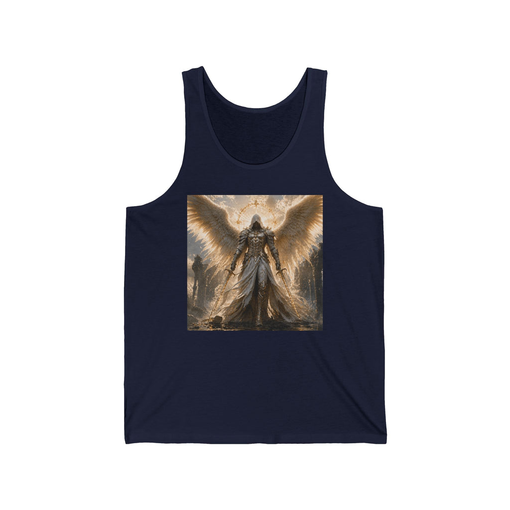 Angel Warrior Tank Top — Mythic Winged Guardian Graphic Tank