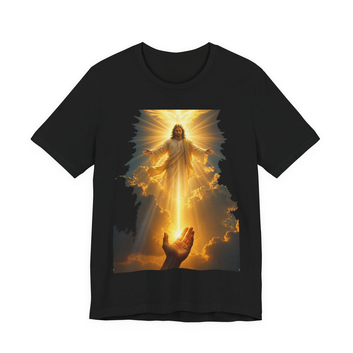 Jesus Ascension T-Shirt — Radiant Savior Graphic Tee
