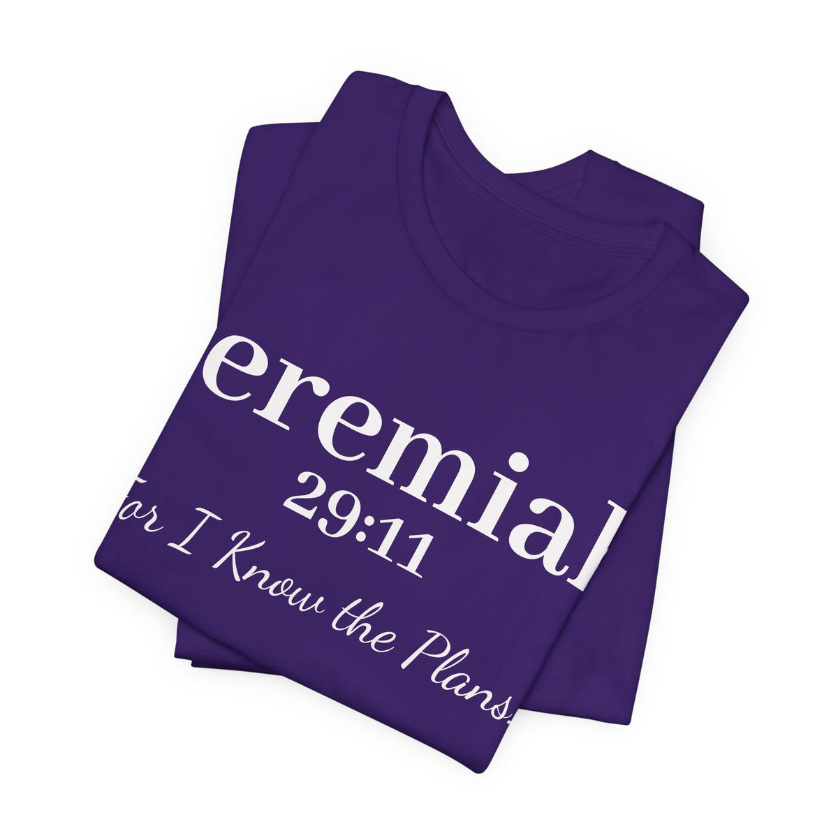 Jeremiah 29:11 Inspirational Bible Verse T‑Shirt — Faith Christian Tee