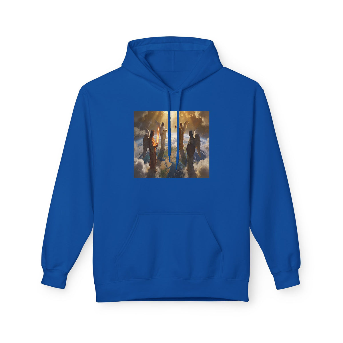 Christian Ascension Hoodie – Jesus and Angels Religious Pullover