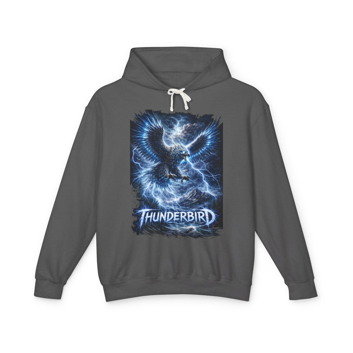 Thunderbird Lightning Hoodie — Electric Eagle Graphic Sweatshirt