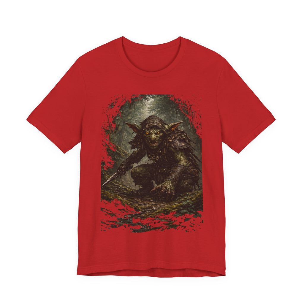 Goblin Warrior Graphic Tee — Dark Fantasy Monster T‑Shirt
