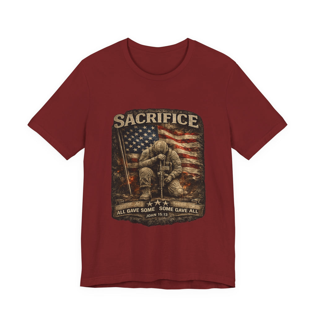 Veteran Sacrifice T-Shirt – 'All Gave Some, Some Gave All' Memorial Tee