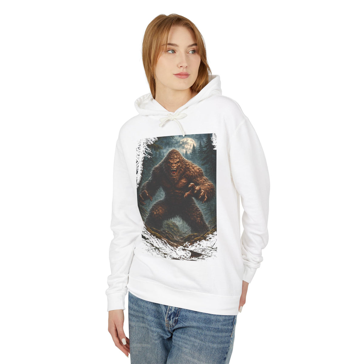 Bigfoot Forest Hoodie – Sasquatch Graphic Pullover