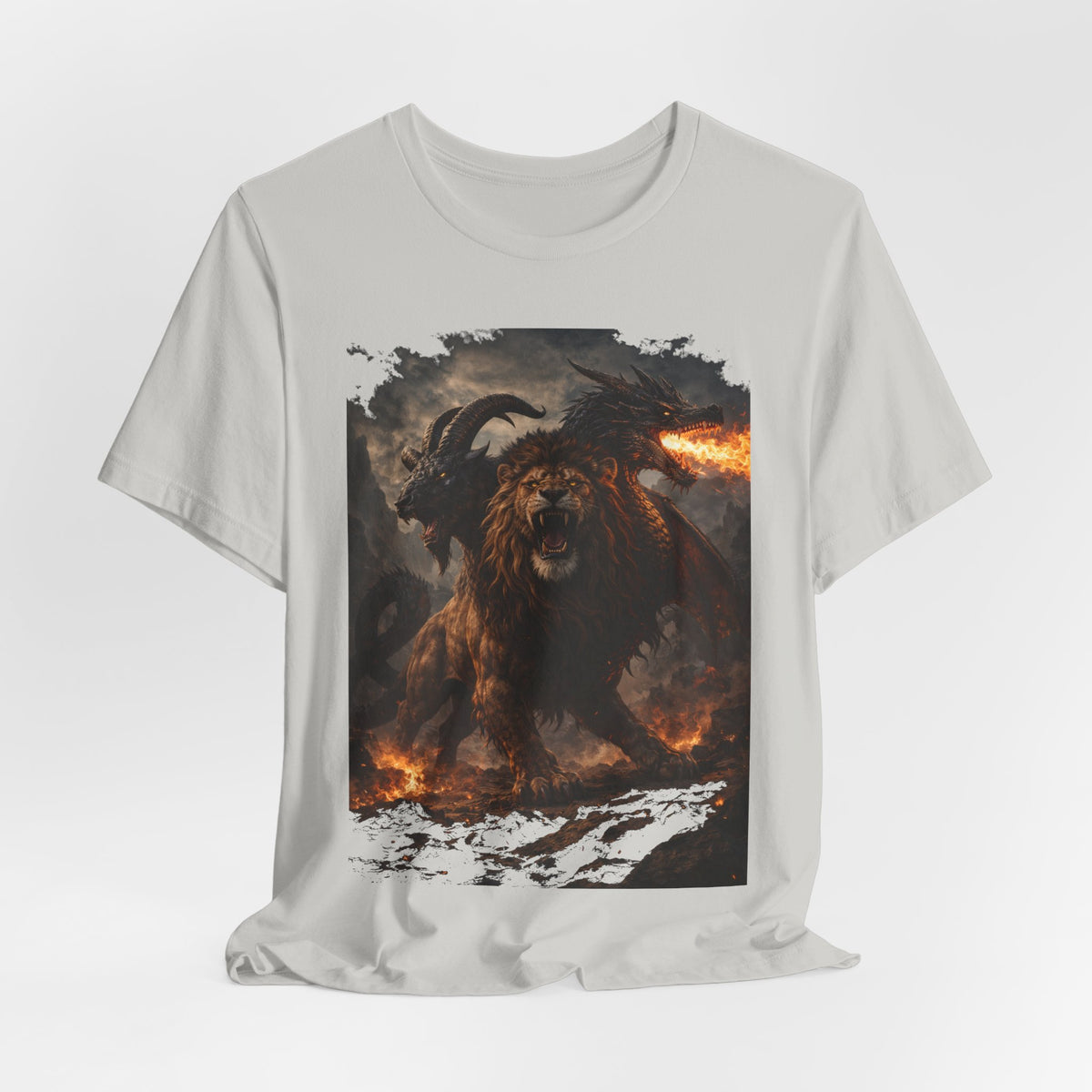 Chimera is one of the most fascinating creatures-Hellfire Beast Graphic T-Shirt