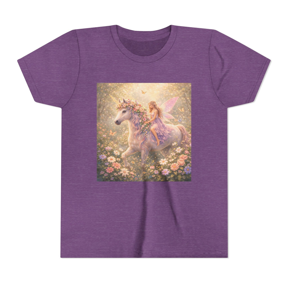 Youth Tee — Magical Unicorn Fairy Ride Kids T‑Shirt