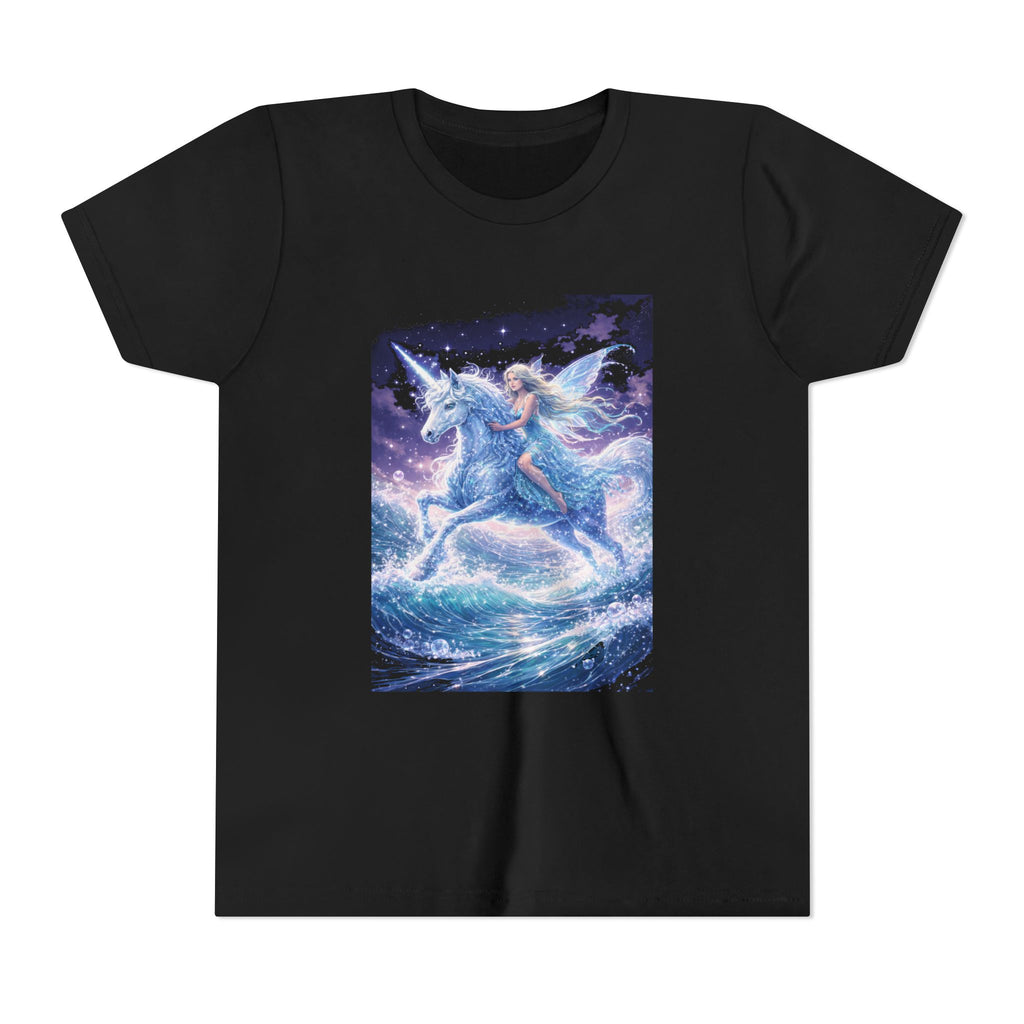 Youth Tee — Magical Unicorn Rider Fantasy Shirt