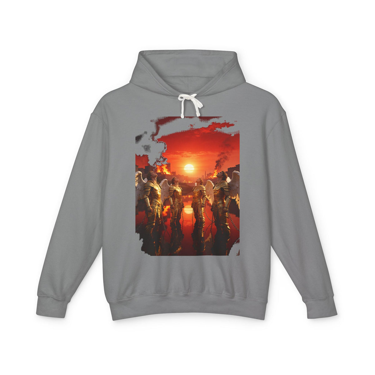 Revelation 9 reveals four fallen angels bound in the Euphrates River Graphic Pullover