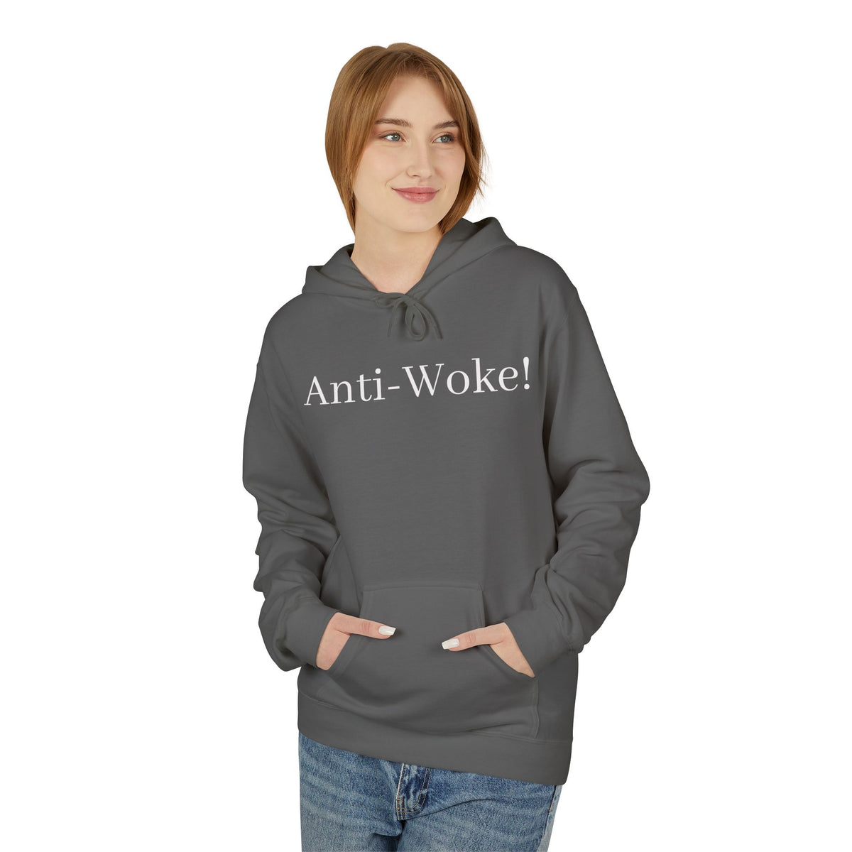 Anti-Woke Softstyle Fleece Hoodie