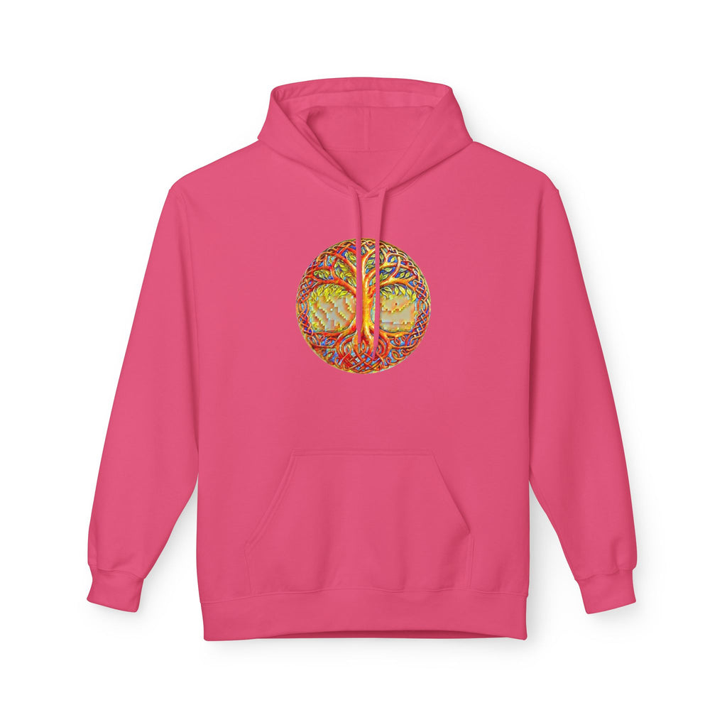 Yggdrasil, the Tree of Life, Cotton Hoodie — Tropical Vibes Graphic Hoodie