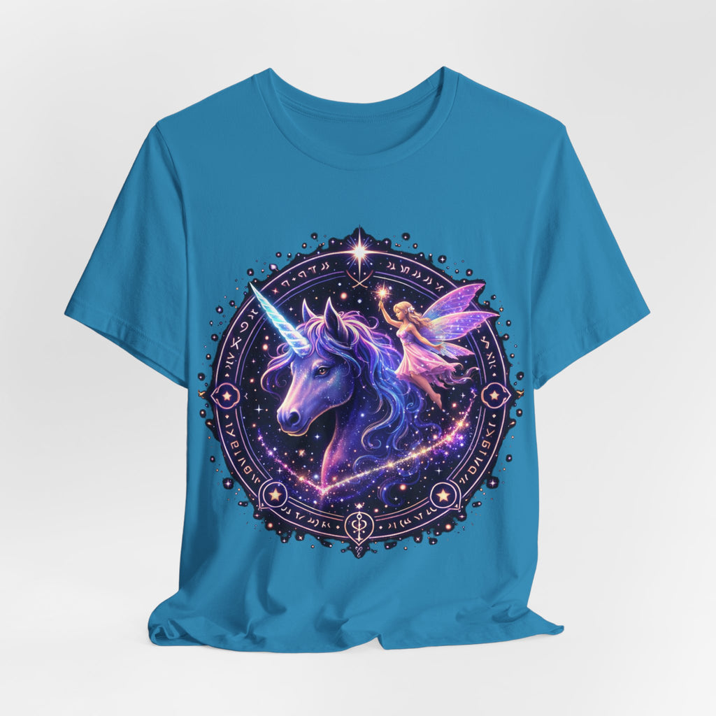 Unicorn & Fairy Galaxy Tee — Magical Fantasy Graphic T-Shirt