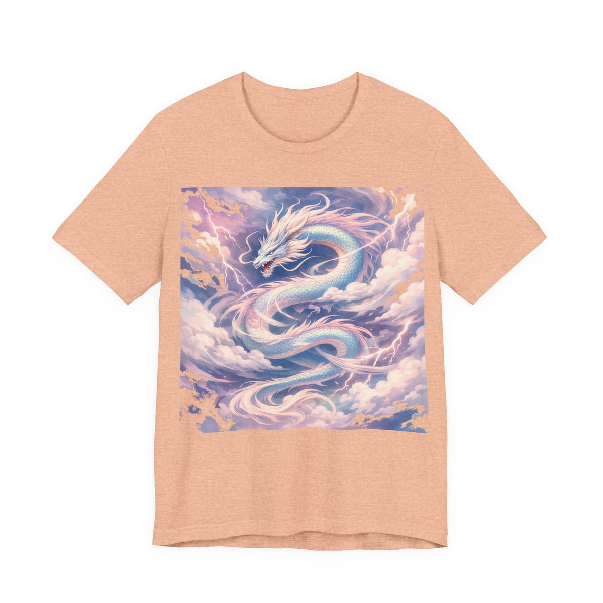 Pastel Sky Dragon T-Shirt — Ethereal Dragon Graphic Tee