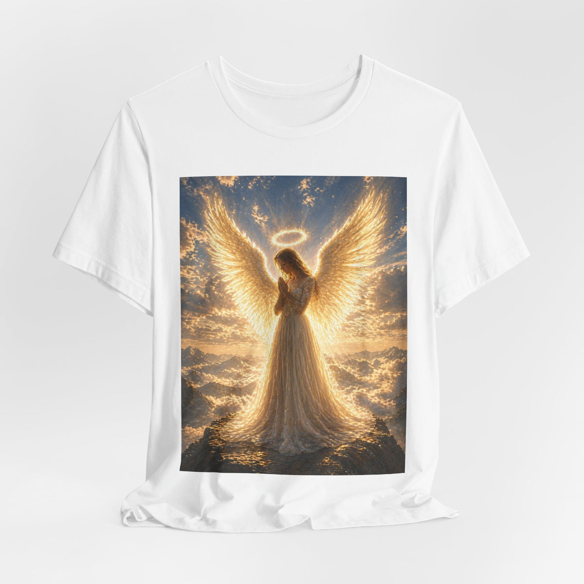 Angle praying Unisex Jersey Short Sleeve Tee