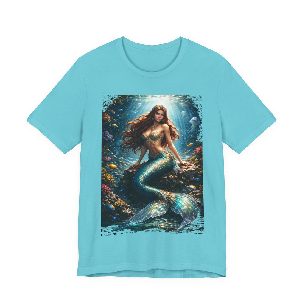 Mermaid Fantasy T-Shirt — Underwater Ocean Siren Graphic Tee