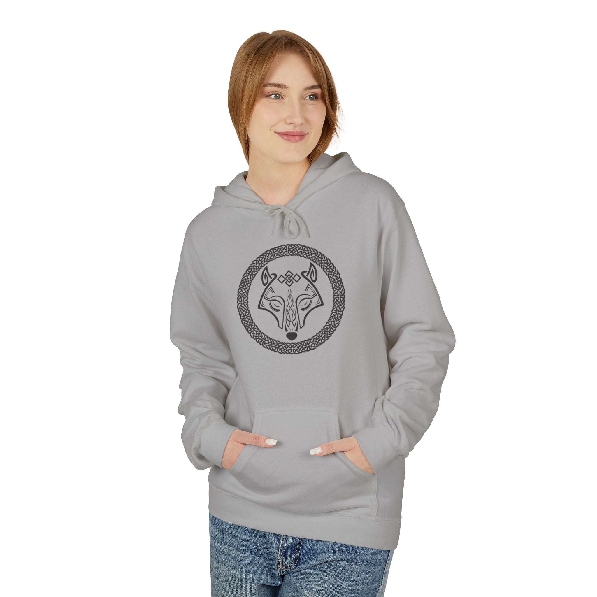 Wolf Rune Hoodie — Viking Wolf-The Wolf – A Symbol of Power, Destruction, and Loyalty