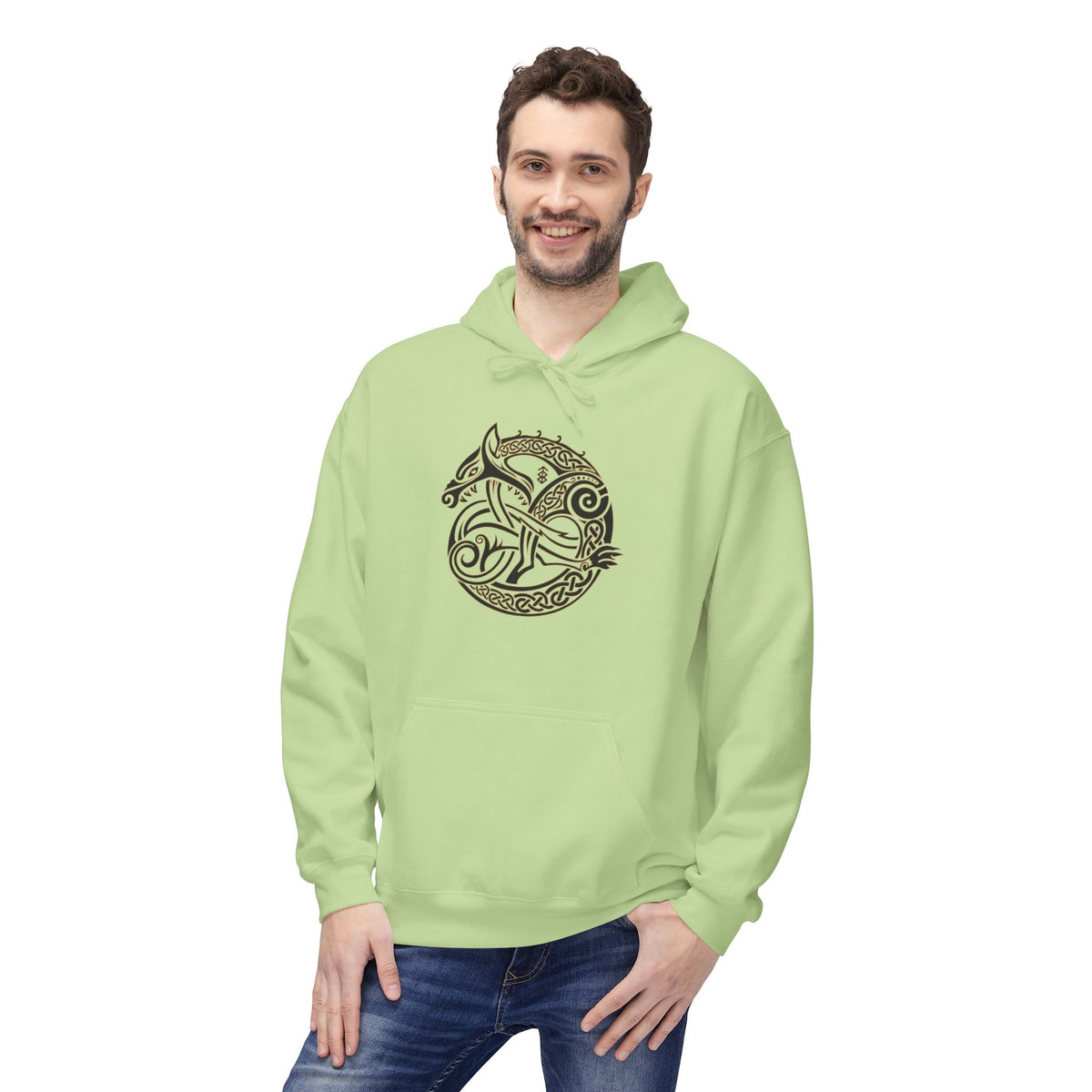 The Wolf – A Symbol of Power, Destruction, and Loyalty-Hoodie