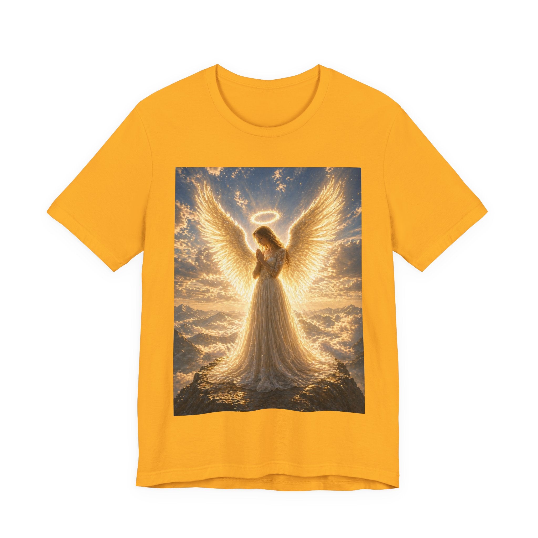 Angle praying Unisex Jersey Short Sleeve Tee