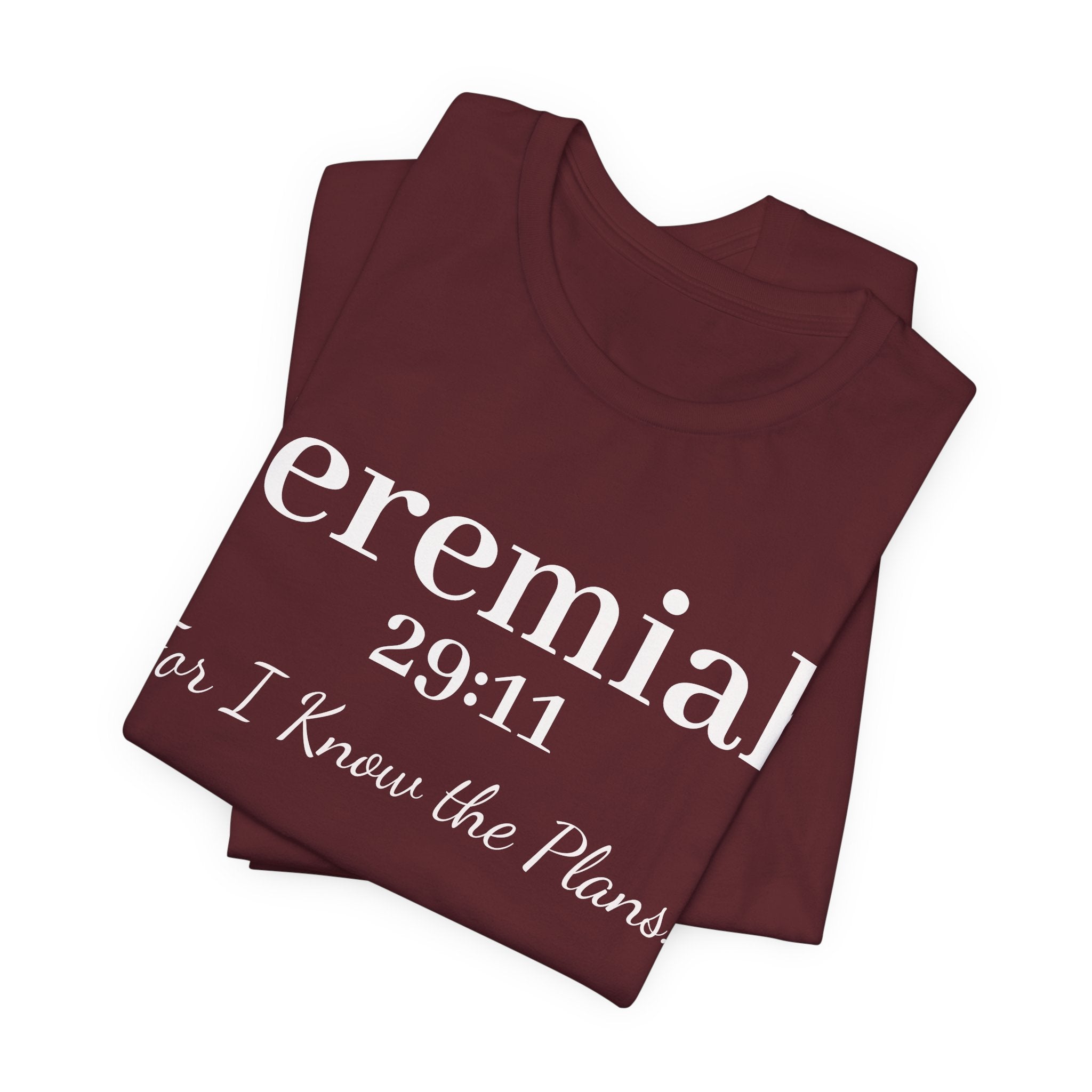 Jeremiah 29:11 Inspirational Bible Verse T‑Shirt — Faith Christian Tee