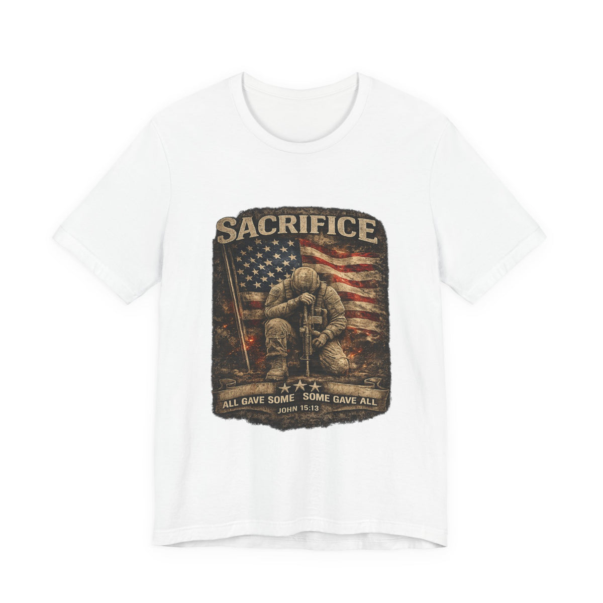 Veteran Sacrifice T-Shirt – 'All Gave Some, Some Gave All' Memorial Tee