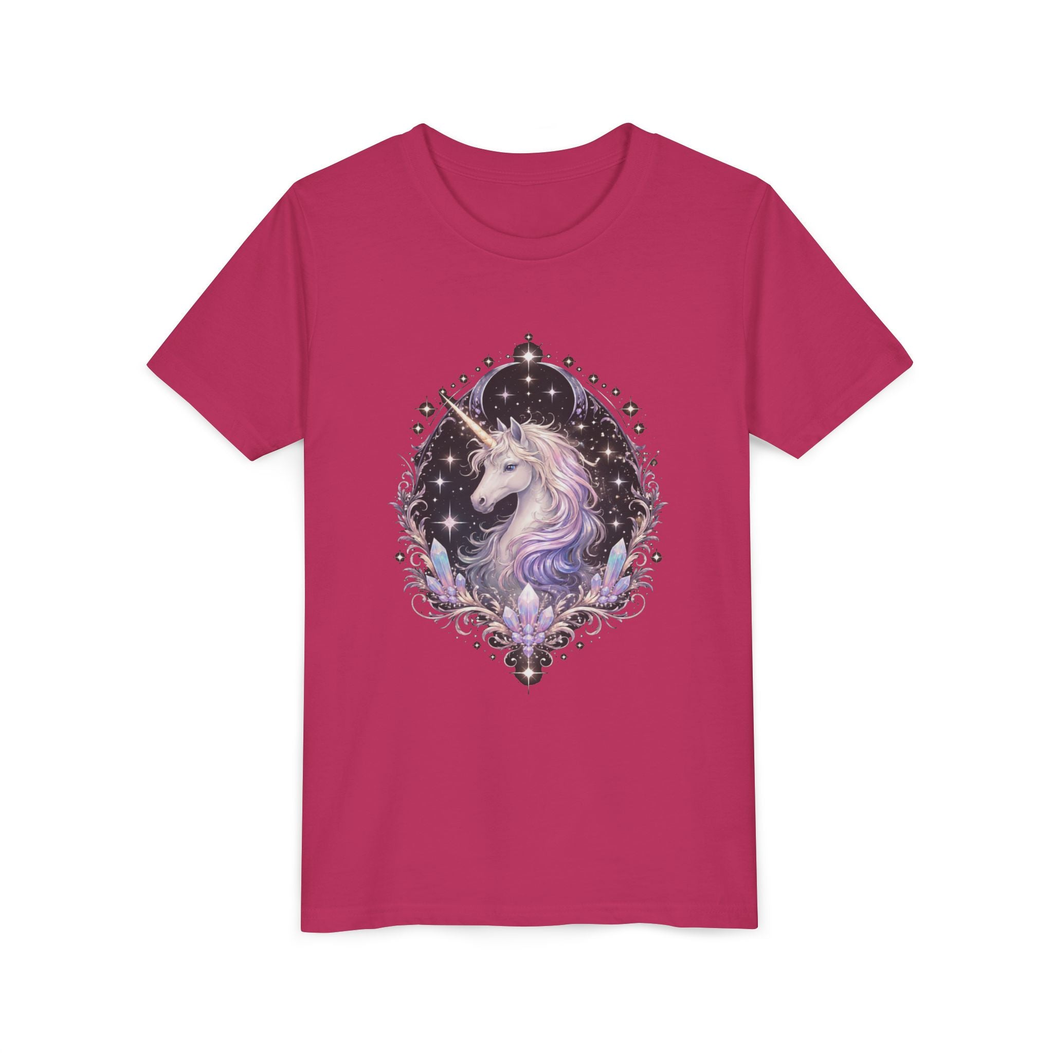 Youth Unicorn Tee — Magical Sparkle Design for Kids