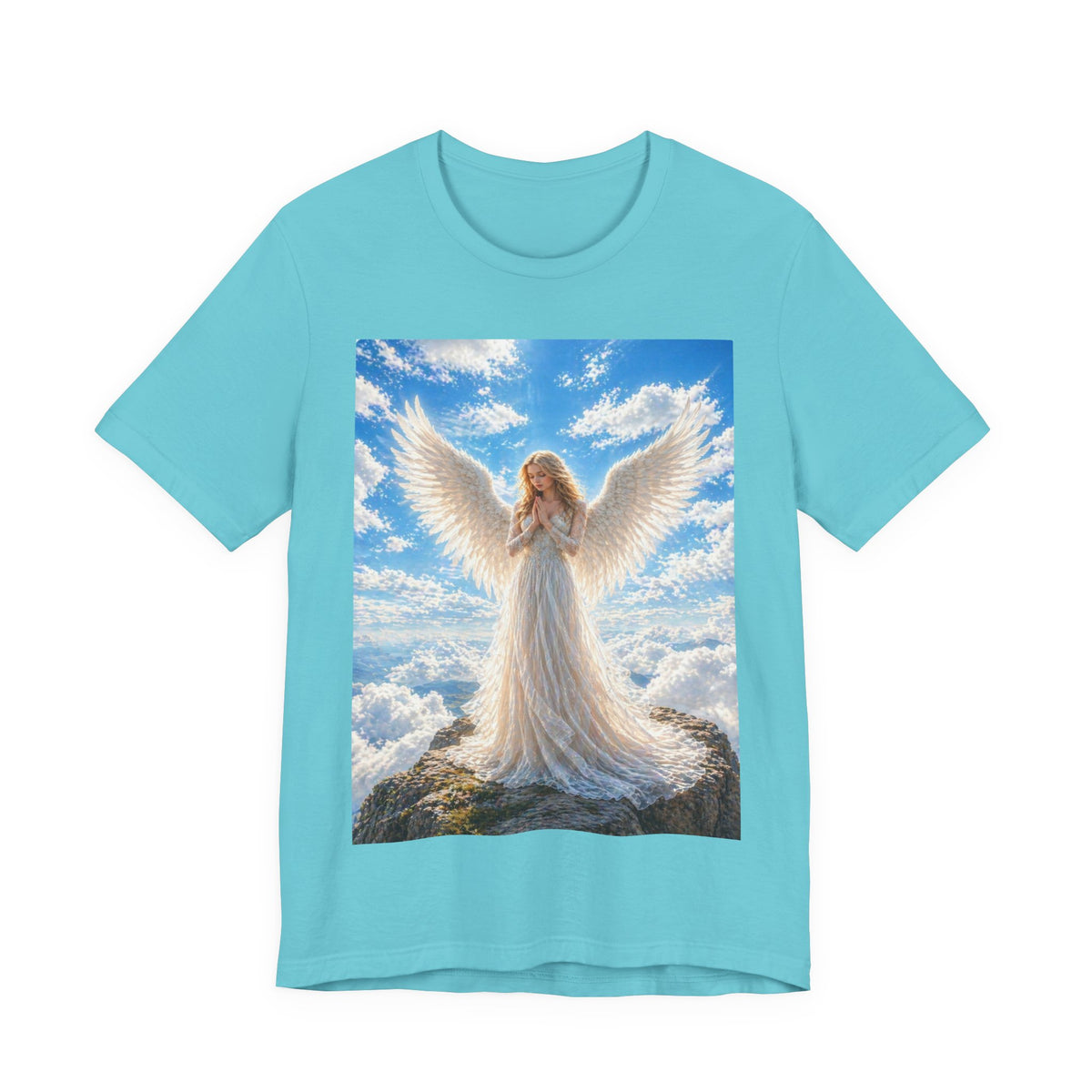 Angel Wings T-Shirt — Serene Guardian Angel Graphic Tee