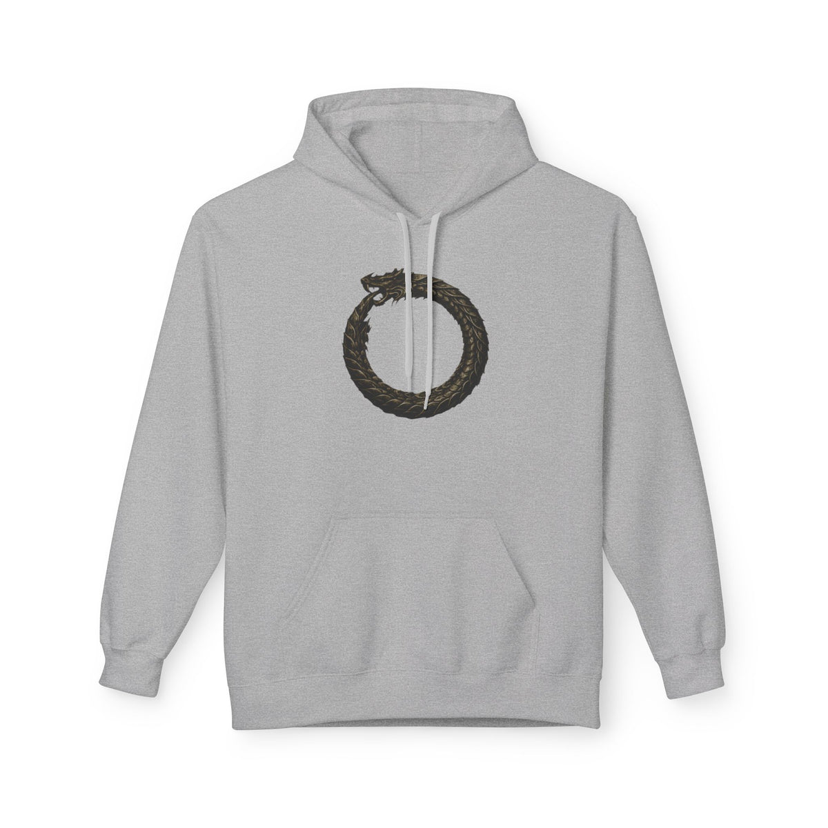 The Serpent – Jörmungandr- Hoodie — Minimal Mythic Graphic Pullover