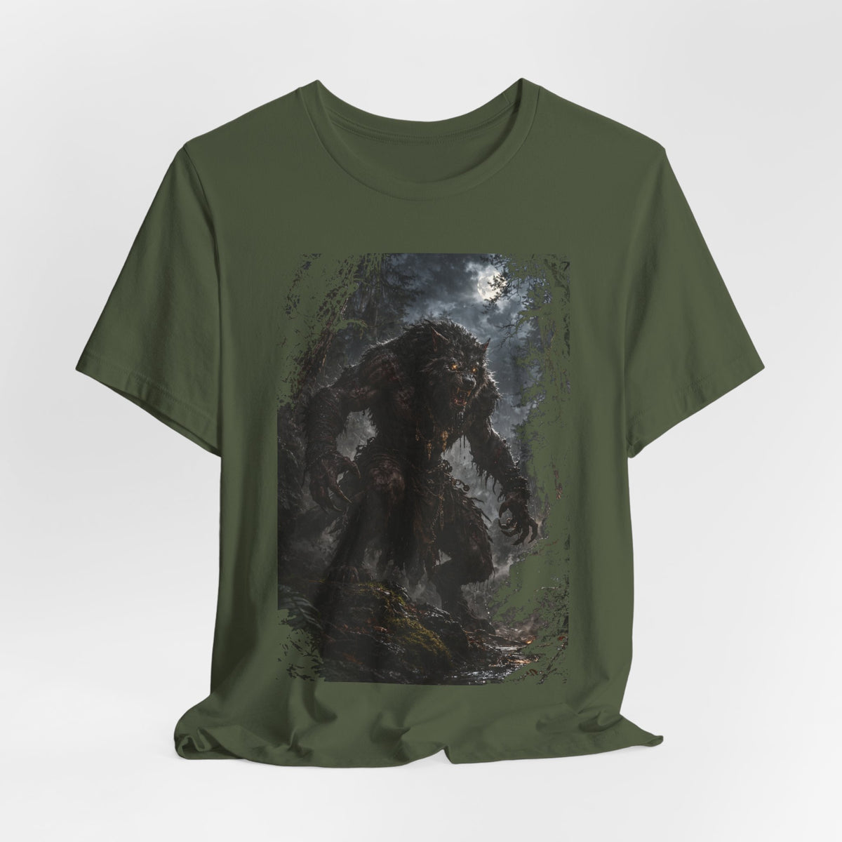 Were wolf in Dark Forest -A Mythocal Monster from the past! Graphic Tee