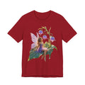 Fairy Garden T‑Shirt — Watercolor Fairy on Bellflower Tee