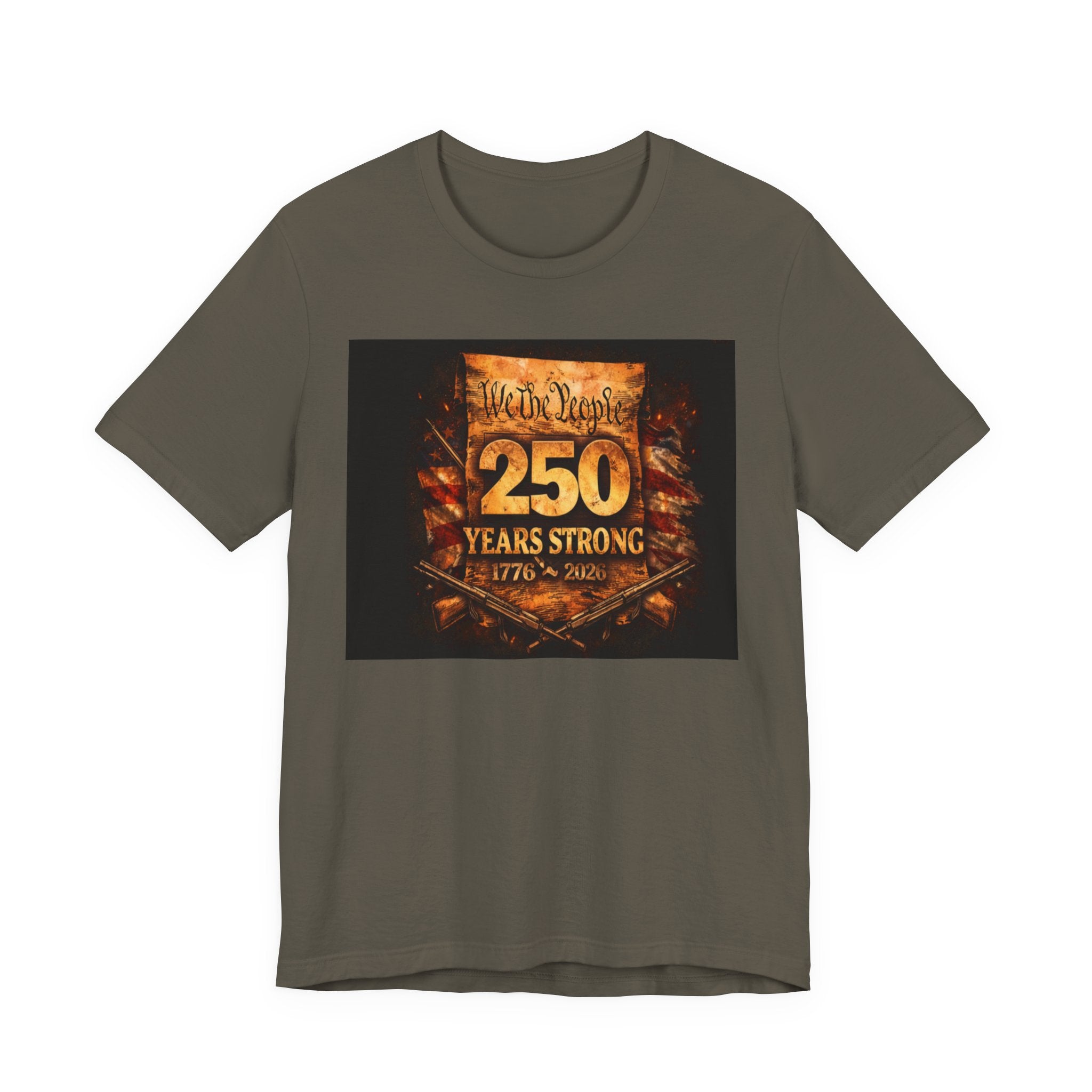 Patriotic 250 Years Strong Tee — 'We the People 1776–2026' Anniversary T‑Shirt