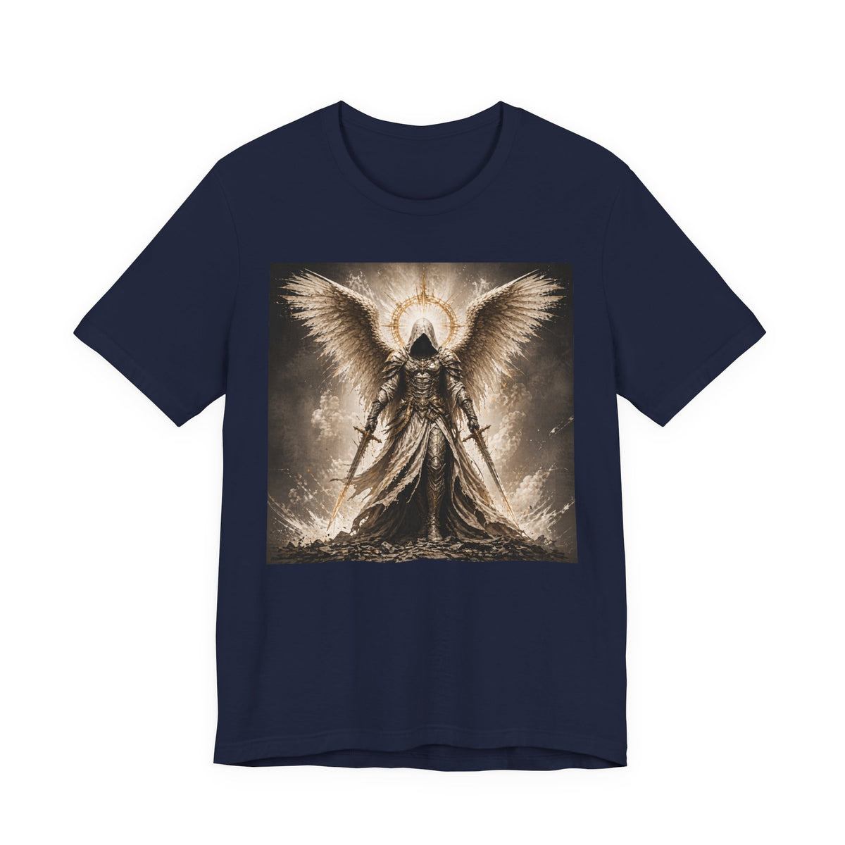 Angel Warrior T-Shirt — Gothic Archangel Graphic Tee