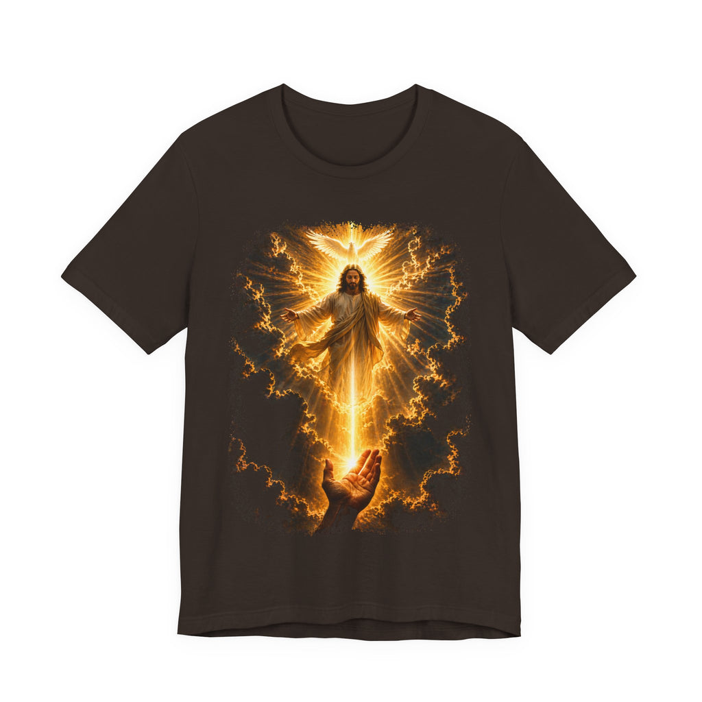 Jesus Ascension Tee — Radiant Resurrection Christian T‑Shirt