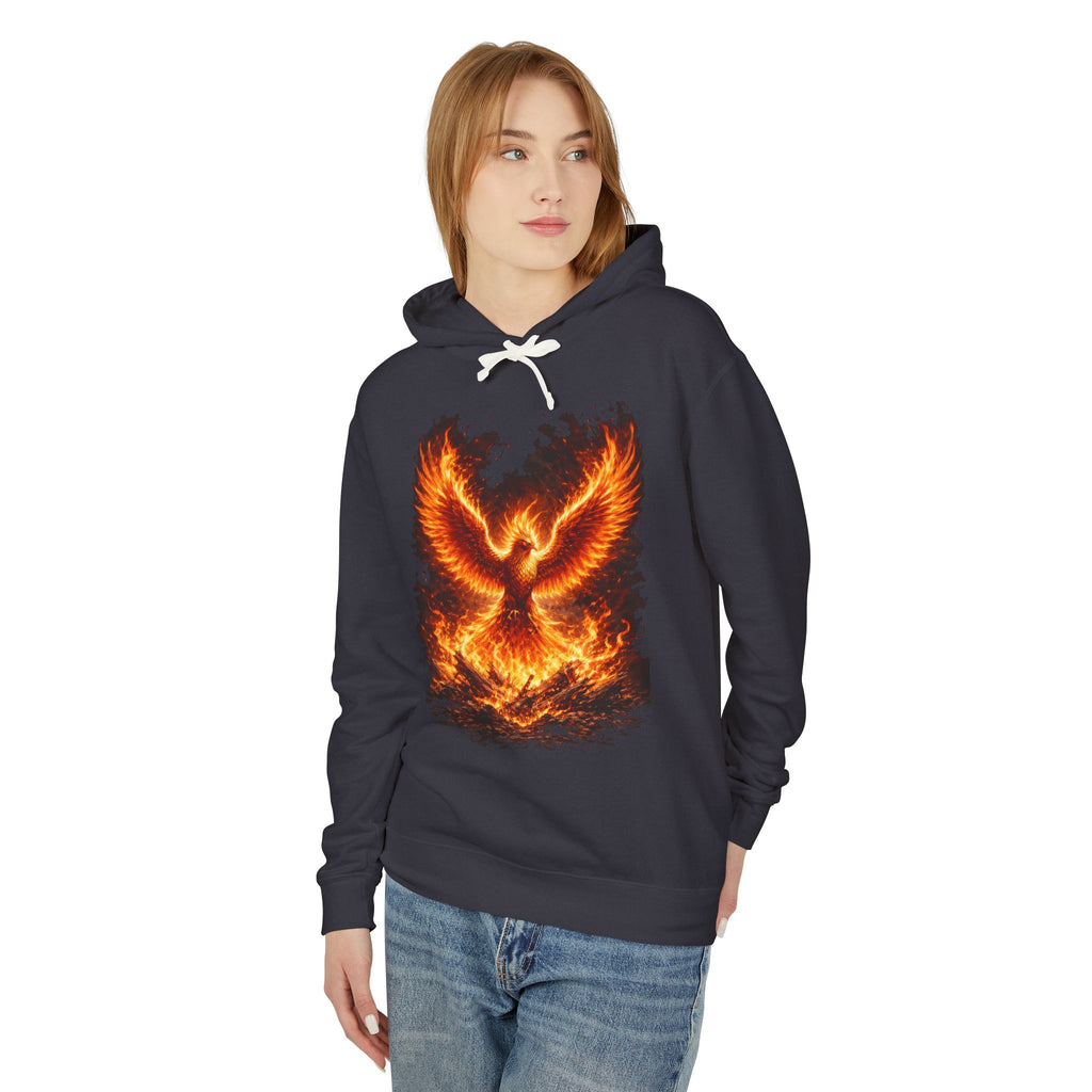 Phoenix Fire Hoodie – Flaming Phoenix Graphic Hooded Sweatshirt