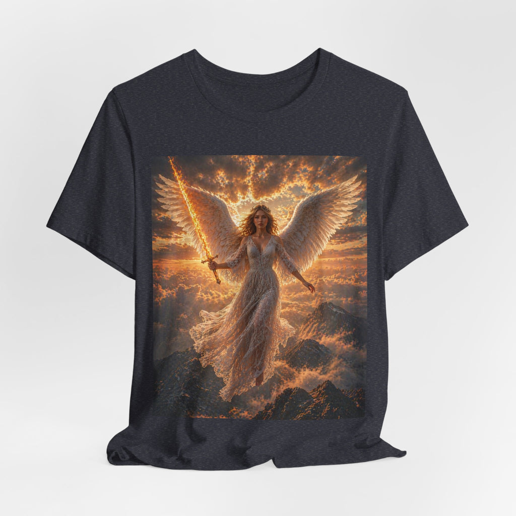 Angel Warrior Tee — Radiant Guardian Wings Graphic T-Shirt