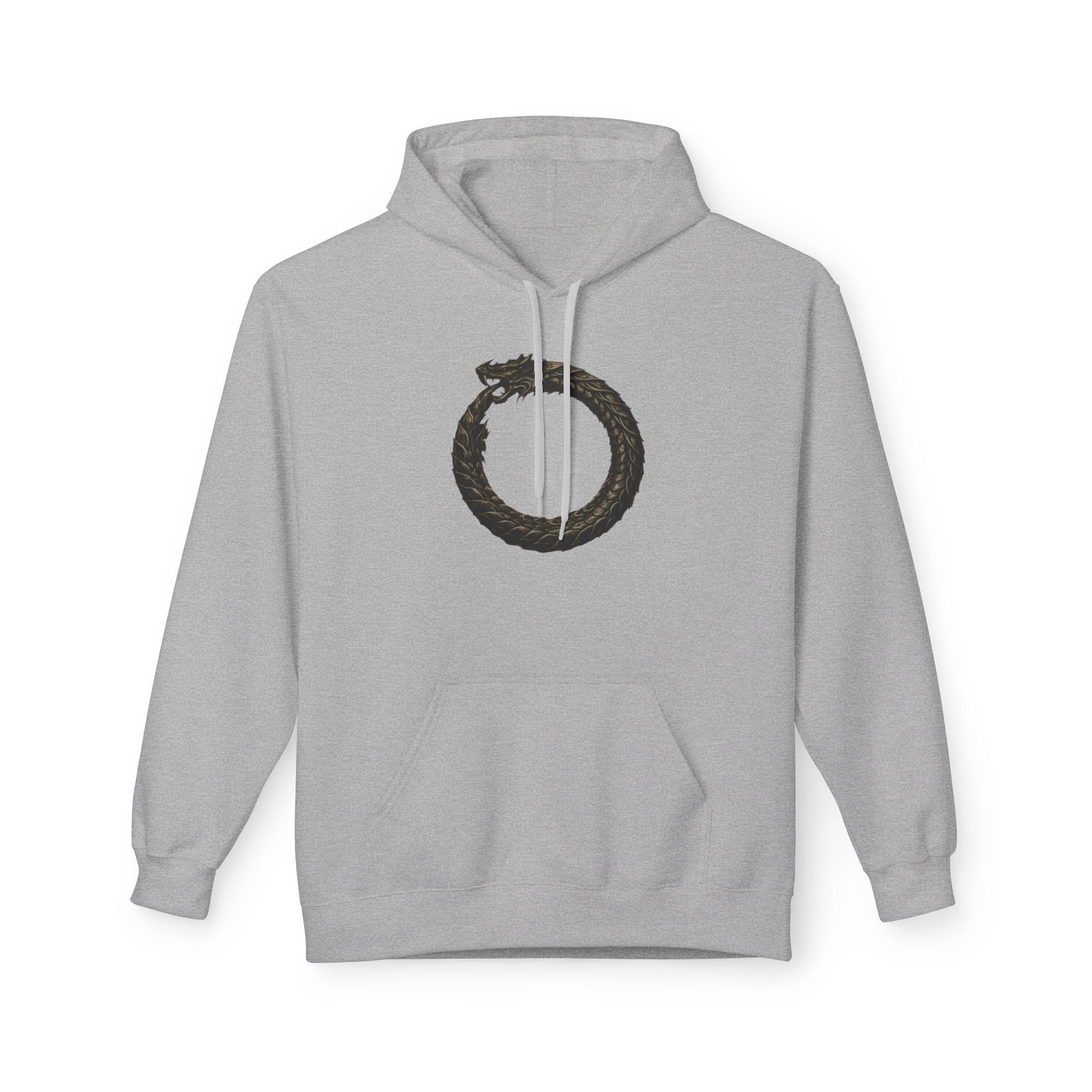 The Serpent – Jörmungandr- Hoodie — Minimal Mythic Graphic Pullover