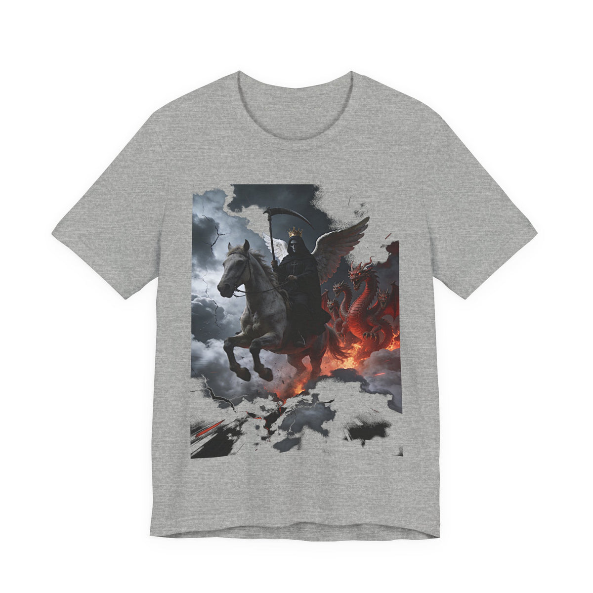 The Pale horse from Revelation 6:7-8-End of Times- Graphic T-Shirt