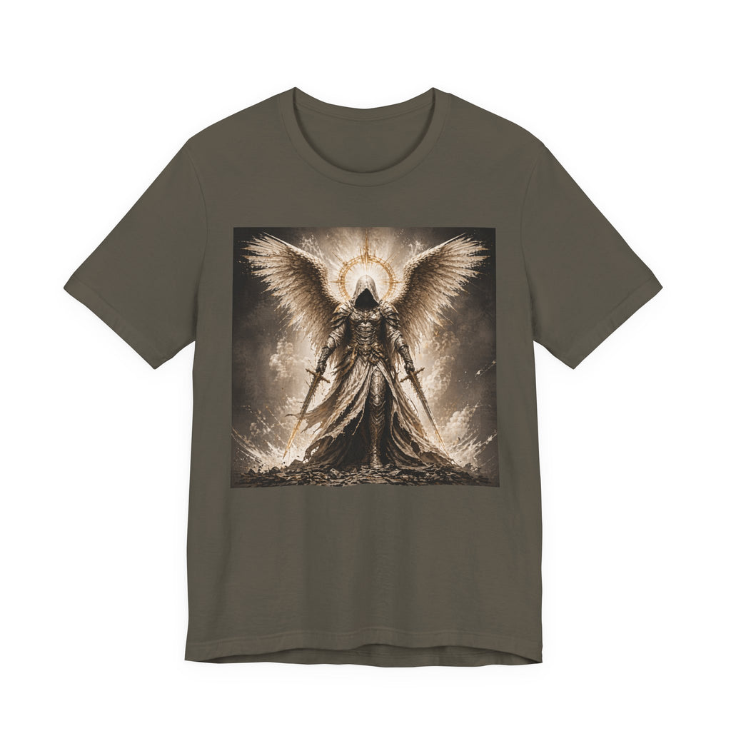Angel Warrior T-Shirt — Gothic Archangel Graphic Tee