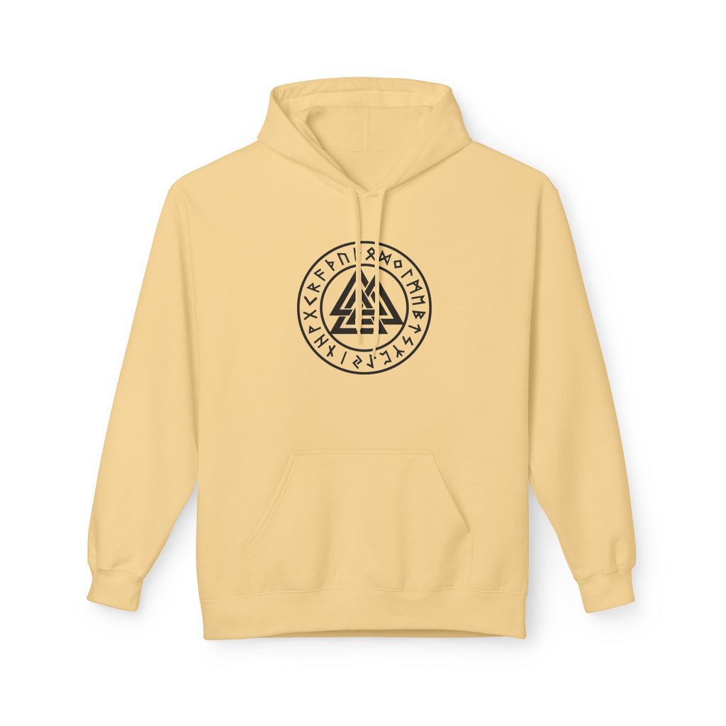 Valknut Rune Hoodie — Norse Viking Symbol for the slain warrior