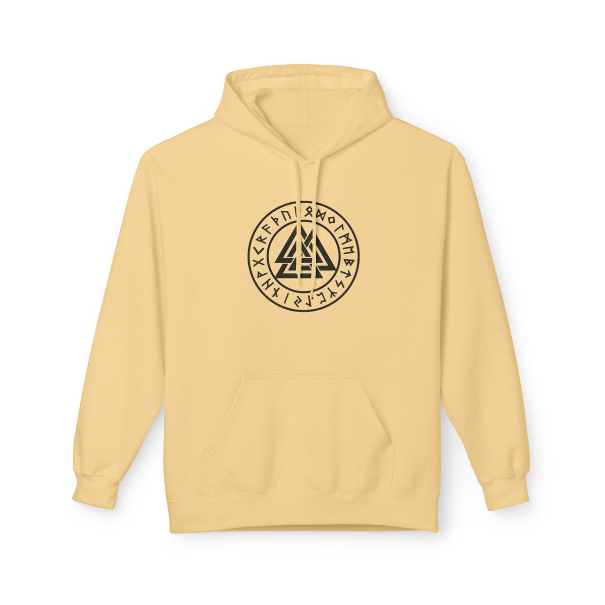 Valknut Rune Hoodie — Norse Viking Symbol for the slain warrior