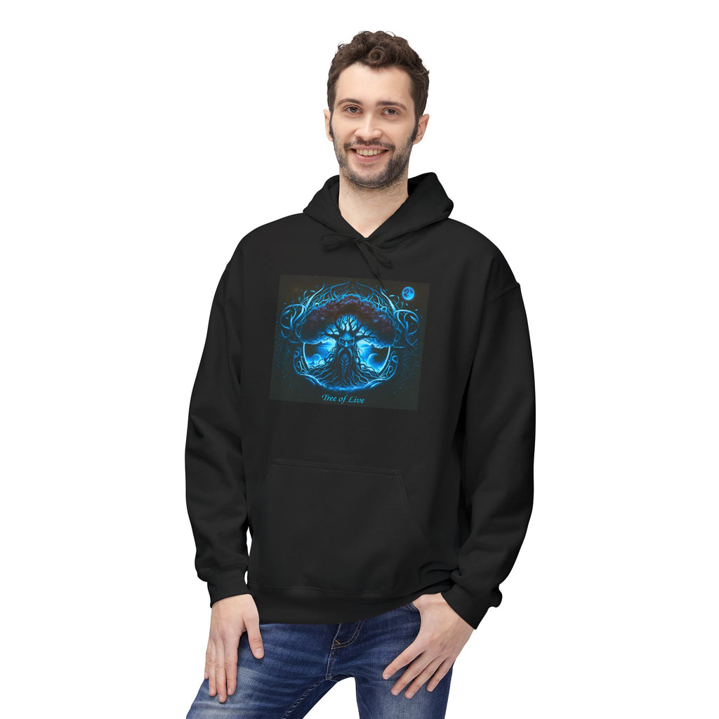 Yggdrasil, the Tree of Life,Hoodie — Ocean Zodiac Cancer Design