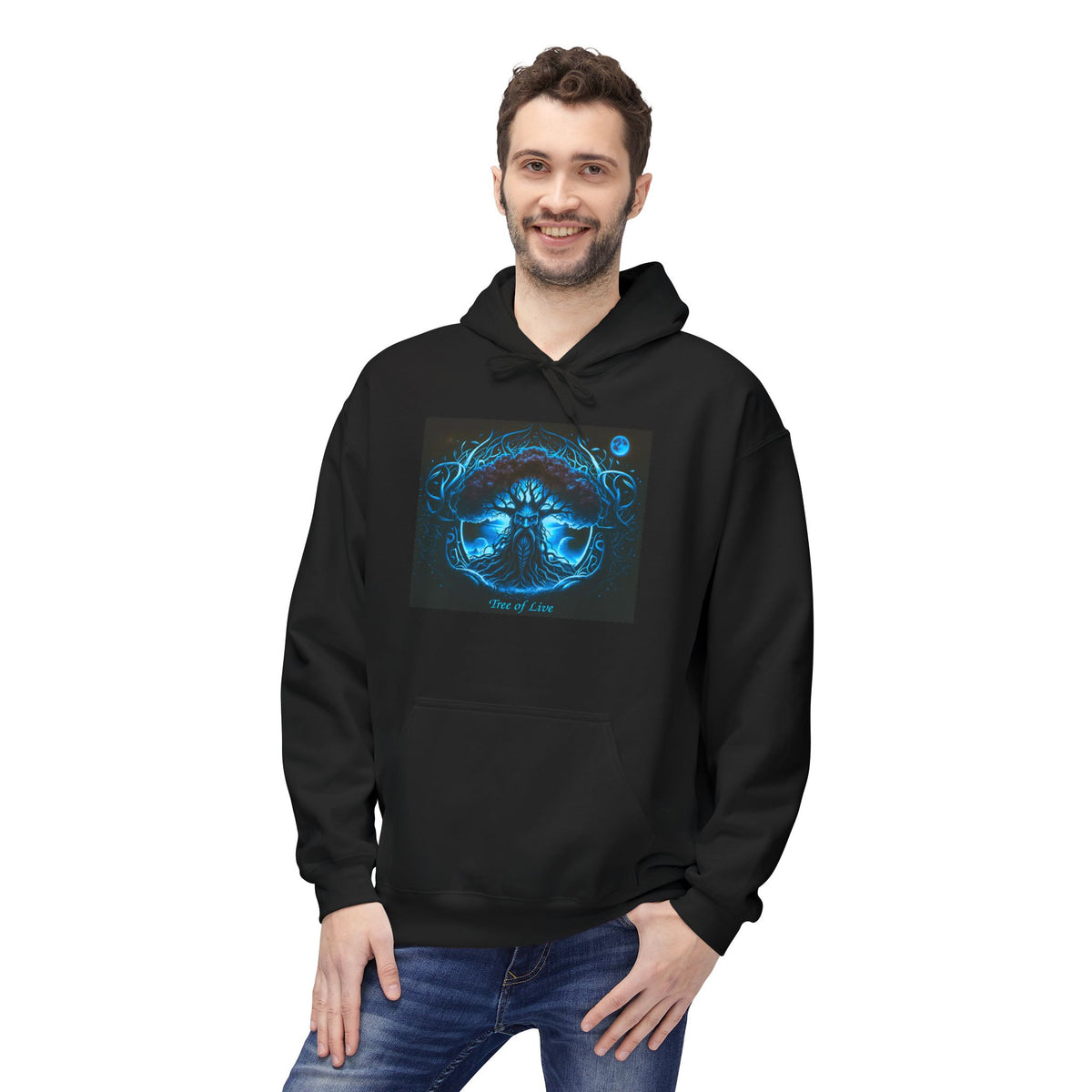 Yggdrasil, the Tree of Life,Hoodie — Ocean Zodiac Cancer Design