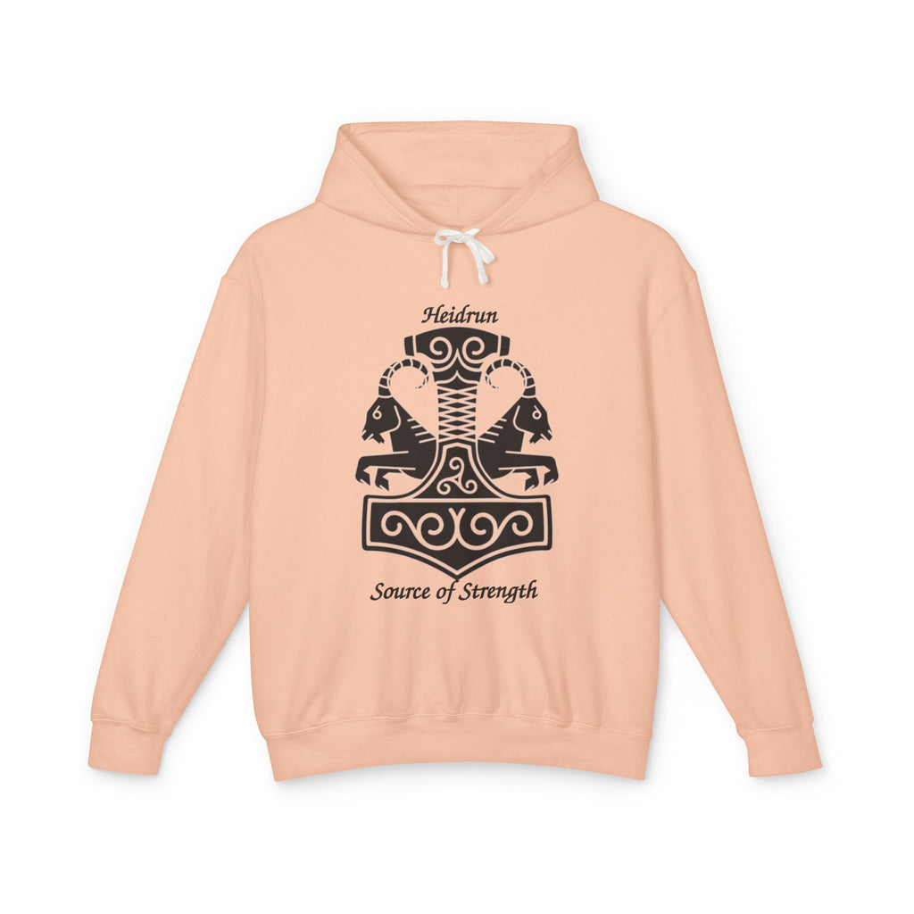 Heidrun 'Source of Strength' Viking Mjolnir Hoodie