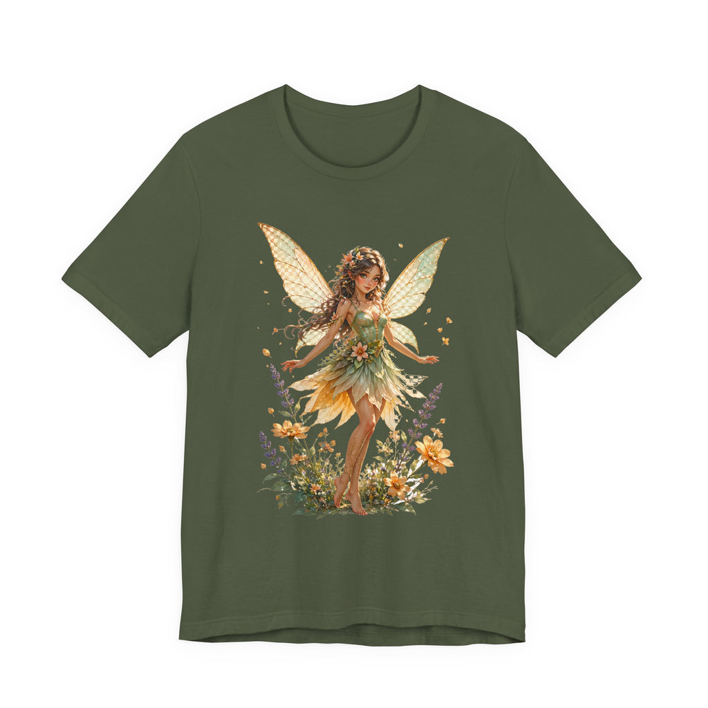 Fairy Garden T-Shirt — Vintage Floral Fairy Illustration Tee