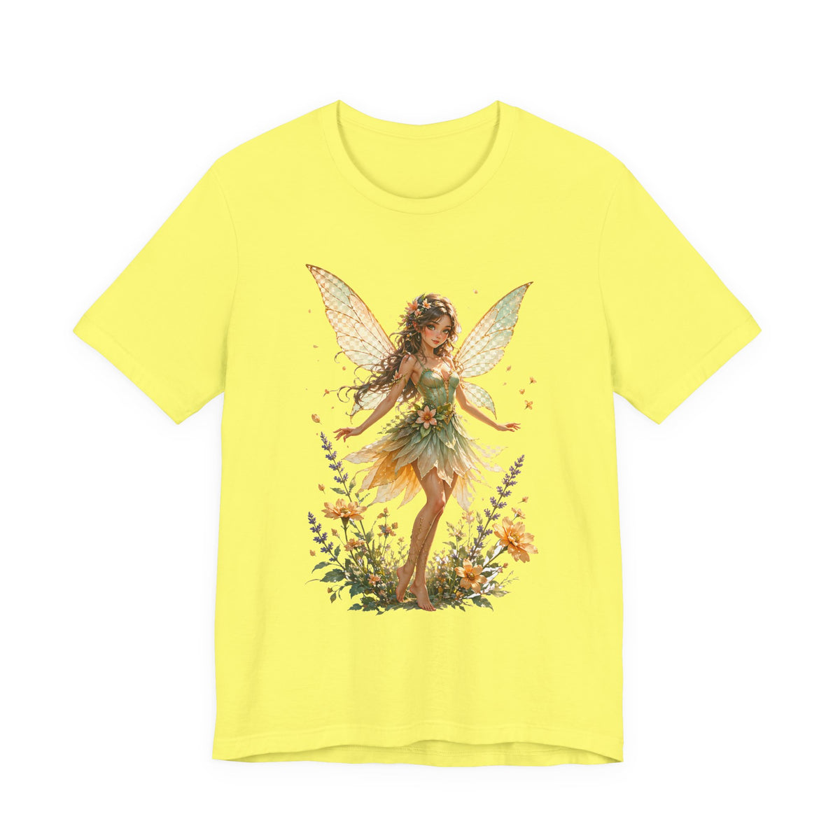 Fairy Garden T-Shirt — Vintage Floral Fairy Illustration Tee