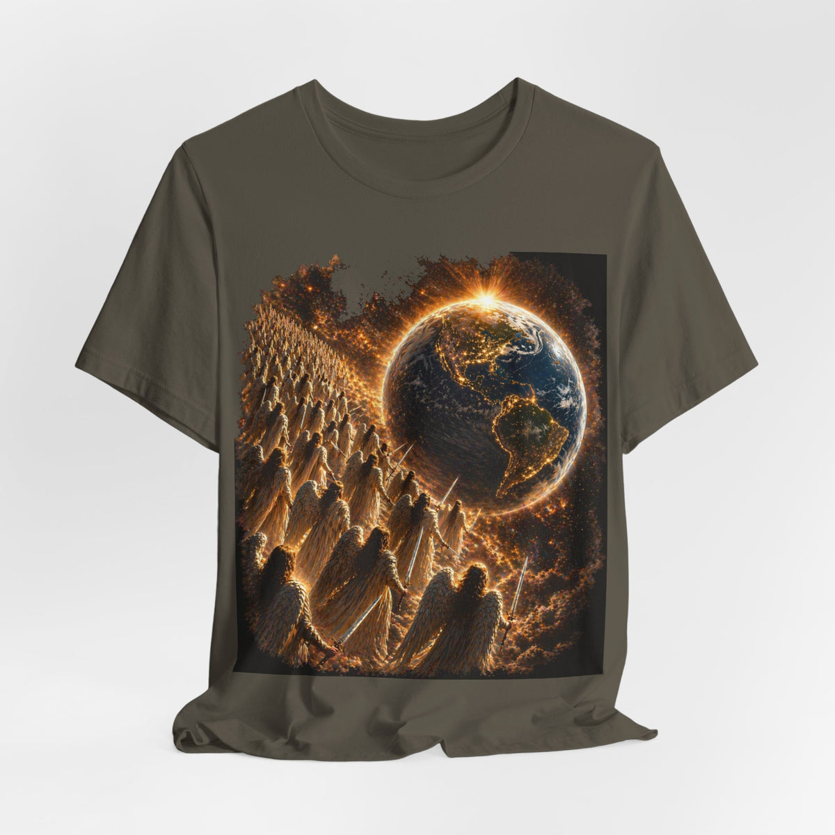 Angles coming back to Earth  Graphic Tee — To fight evil at the end of times!